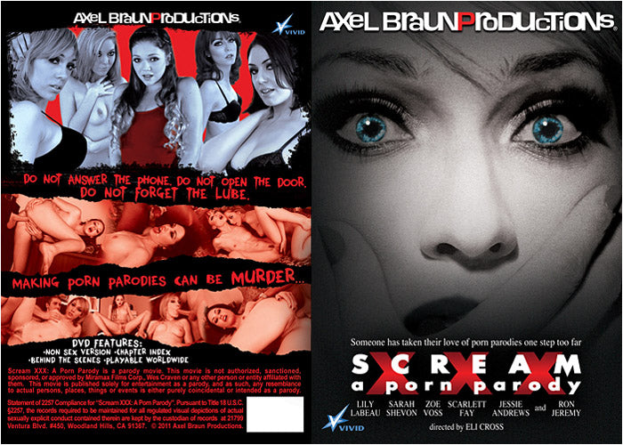 Scream XXX: A Porn Parody Wicked - Blockbuster Factory Sealed DVD - Active