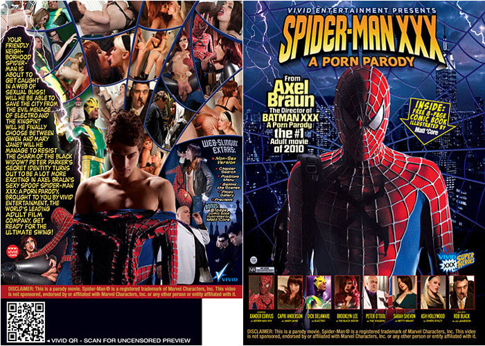 Spider-Man XXX 1: A Porn Parody Vivid - Parody Sealed DVD - Active (Means Still in Stock from the Studio)