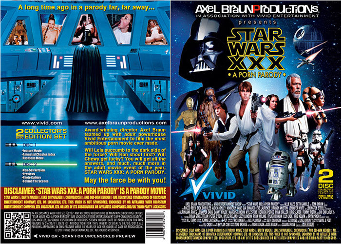 Star Wars XXX: A Porn Parody Vivid - Parody Sealed DVD - Active (Means Still in Stock from the Studio)