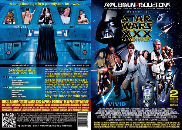 Star Wars XXX: A Porn Parody Vivid - Parody Factory Sealed DVD