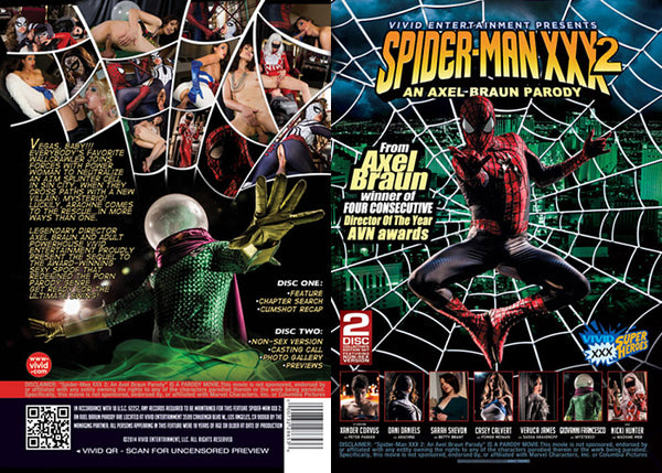 Spider-Man XXX 2 (2 Disc Set) Vivid - Parody Factory Sealed DVD