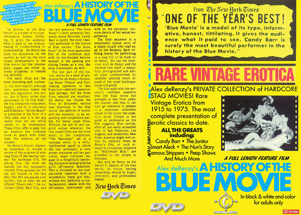 A History of the Blue Movie Caballero Classics Reprinted DVD in Sleeve