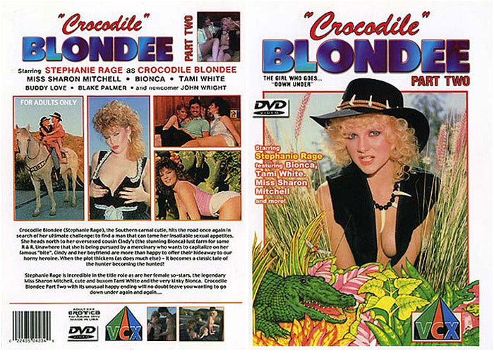 Crocodile Blondee 2 VCX - Classic Factory Sealed DVD - Active