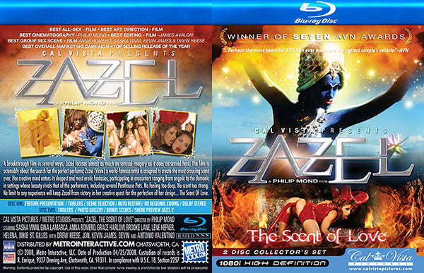 Zazel: The Scent Of Love (2 Disc Set) (Blu-Ray) Metro Blu-Ray Factory Sealed DVD from our Old Stock