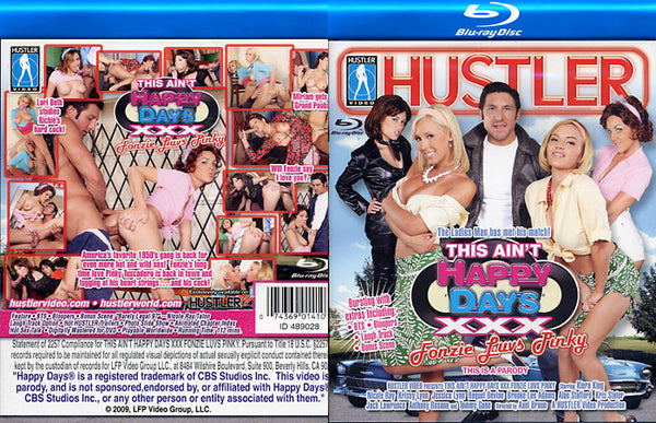 This Ain't Happy Days XXX: Fonzie Luvs Pinky (Blu-Ray) - Hustler BluRay
