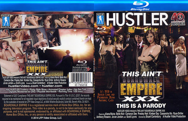 This Ain't Boardwalk Empire XXX (Blu-Ray) Hustler Blu-Ray Factory Sealed DVD - January Special