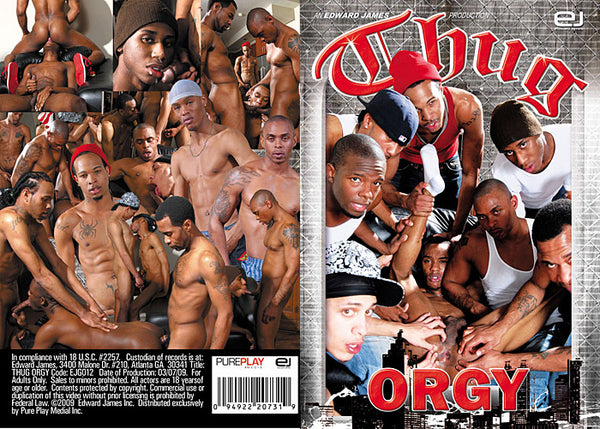 Thug Orgy 1 Edward James - Gay Factory Sealed DVD