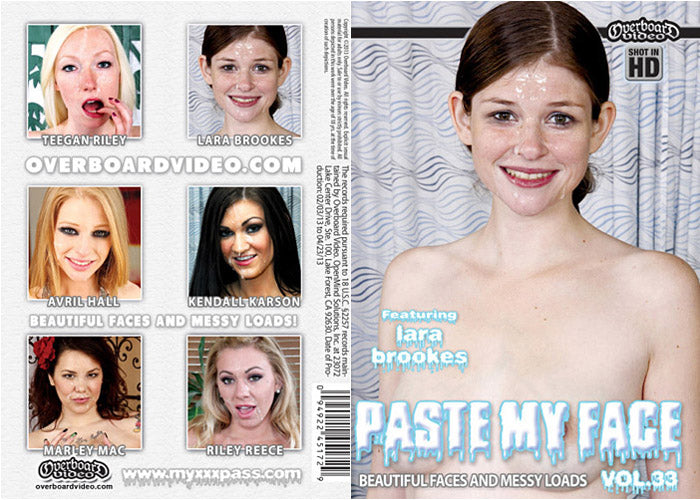 Paste My Face 33 Overboard Video - All Sex Sealed DVD, Active (Still Available from the Studio)