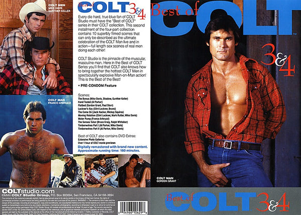 Best Of Colt 3 & 4 Colt Studios - Gay Factorty Sealed DVD