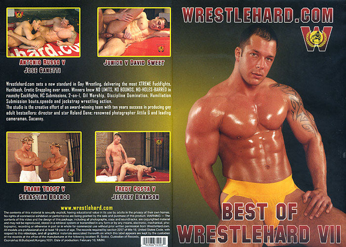 Best Of Wrestlehard 7 Colt Studios Sealed DVD - July Special