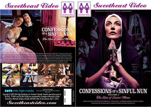 Confessions Of A Sinful Nun 2 Sweetheart Factory Sealed DVD - September Special