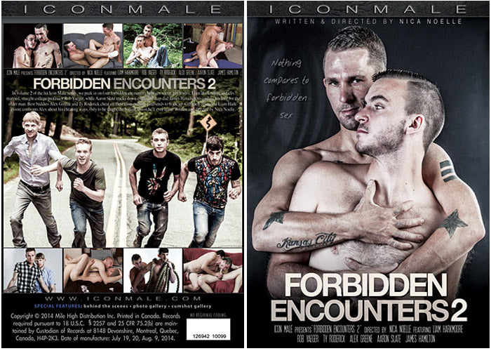 Forbidden Encounters 2 Icon Male Sealed DVD - Active (Means Still in Stock from the Studio)