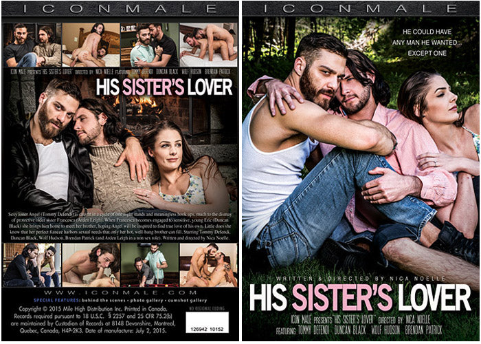 His Sister's Lover 1 Icon Male Factory Sealed DVD - Active