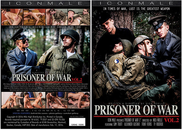 Prisoner Of War 2 Icon Male Factory Sealed DVD - September Special