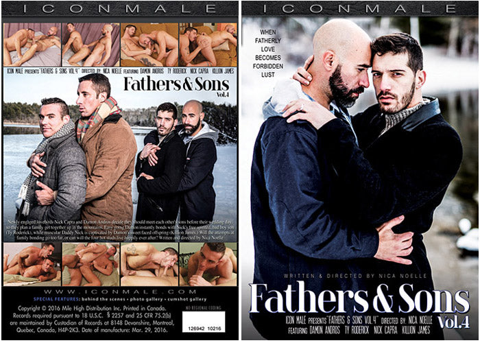 Fathers & Sons 4 Icon Male Factory Sealed DVD - Active