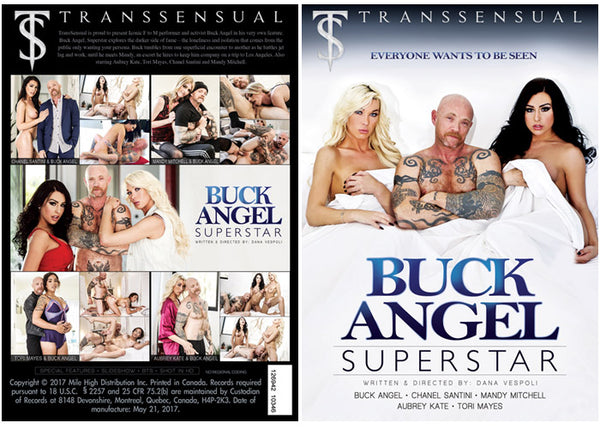 Buck Angel Superstar TransSensual Factorty Sealed DVD