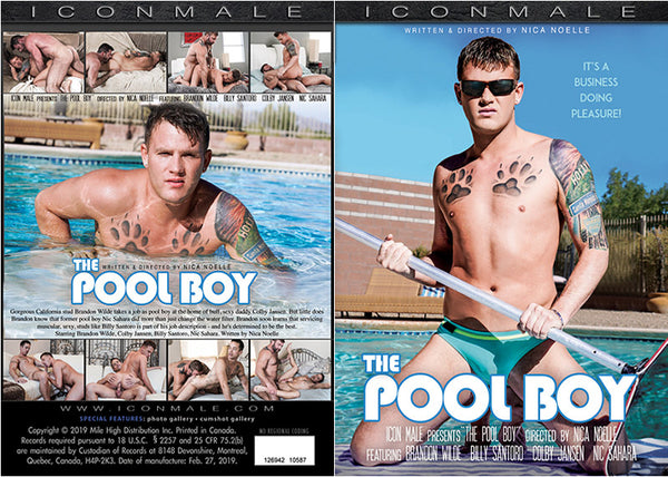 The Pool Boy Icon Male Factory Sealed DVD - September Special