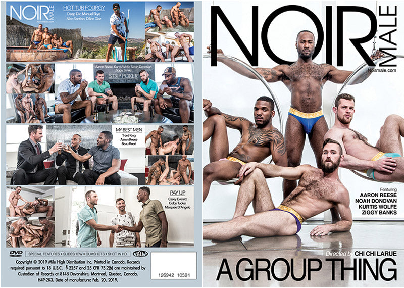 A Group Thing Noir Male Sealed Gay DVD