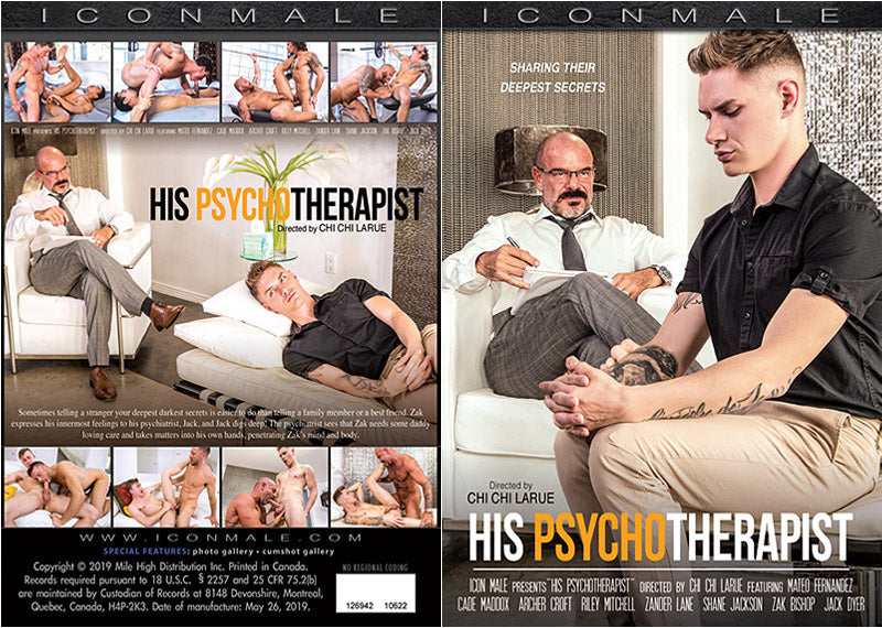 His Psychotherapist Icon Male Factory Sealed DVD - Active