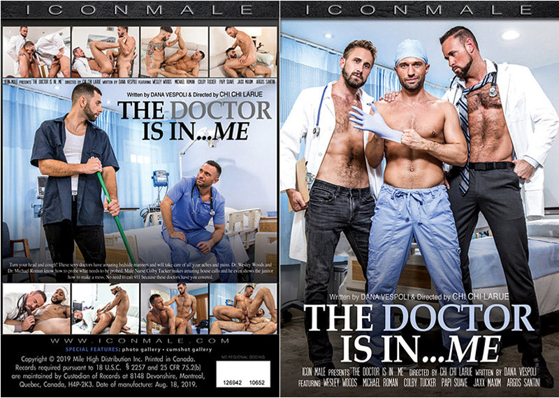 The Doctor Is In Me 1 Icon Male Factory Sealed DVD - Active