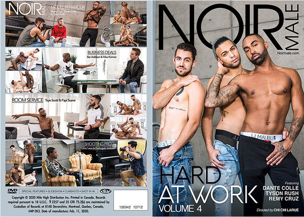 Hard At Work 4 Noir Male Factory Sealed DVD April Special