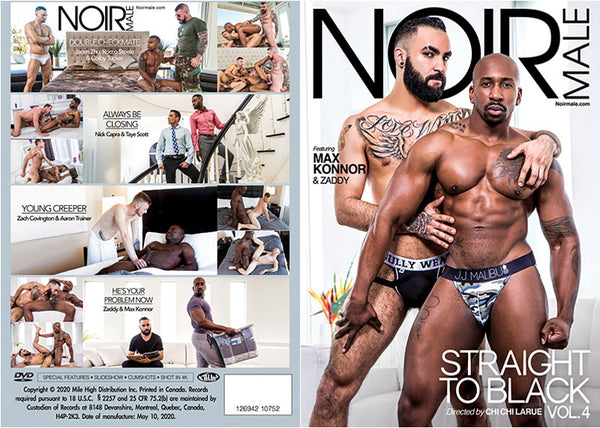 Straight To Black 4 Noir Male Factory Sealed DVD - September Special