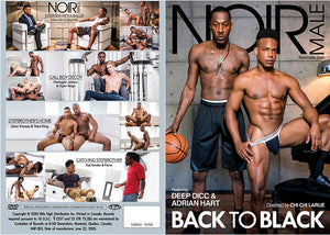 Back To Black Noir Male Sealed DVD - Active (Means Still in Stock from the Studio)