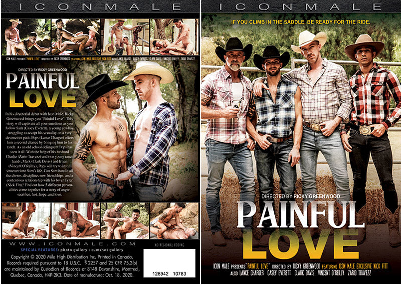 Painful Love Icon Male Factory Sealed DVD - Active