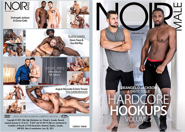 Hardcore Hookups 2 Noir Male Factory Sealed DVD