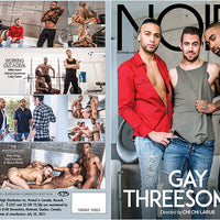 Gay Threesomes Noir Male Factory Sealed DVD - Active