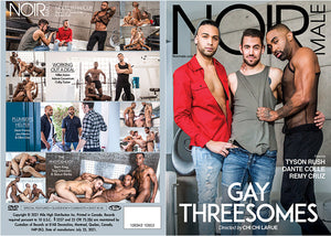 Gay Threesomes Noir Male Factory Sealed DVD - Active