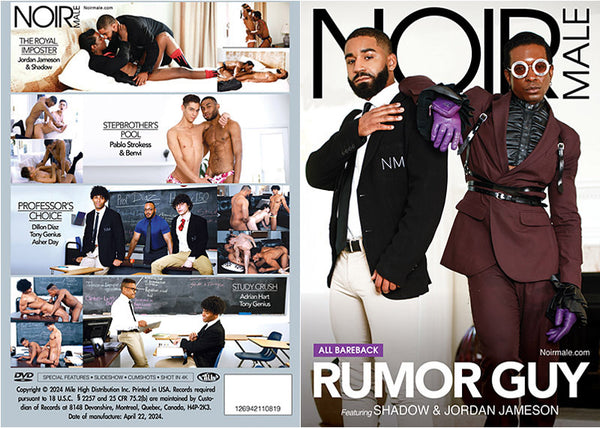 Rumor Guy Noir Male Factory Sealed DVD April Special
