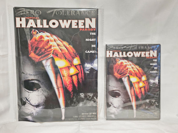 Halloween Parody Zero Toleranace Large Display Box and Factory Sealed DVD