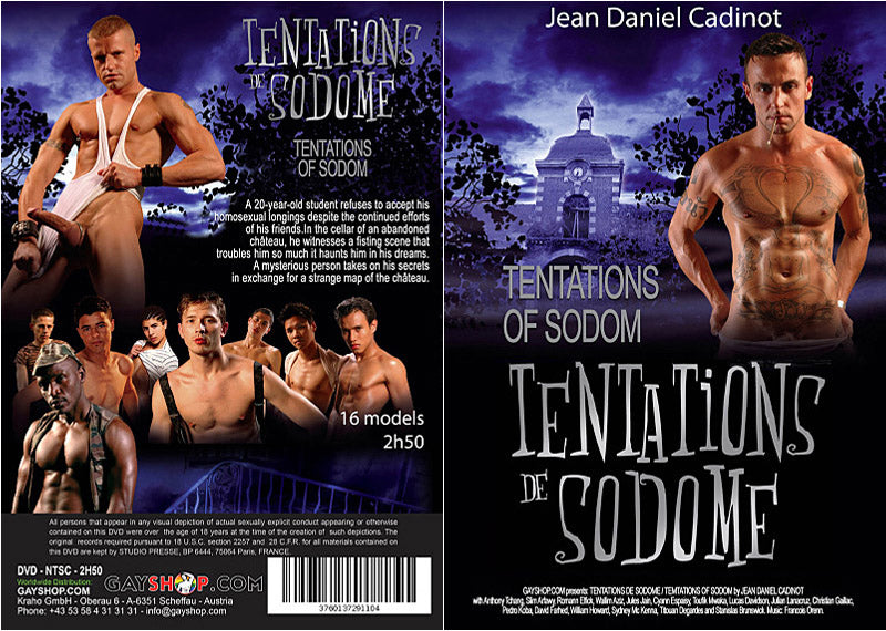 Tentations Of Sodom (Tentations De Sodome) Cadinot - Classic Gay Sealed DVD - Active