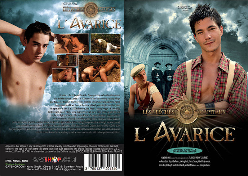 L'Avarice Cadinot - Classic Gay Sealed DVD - Active