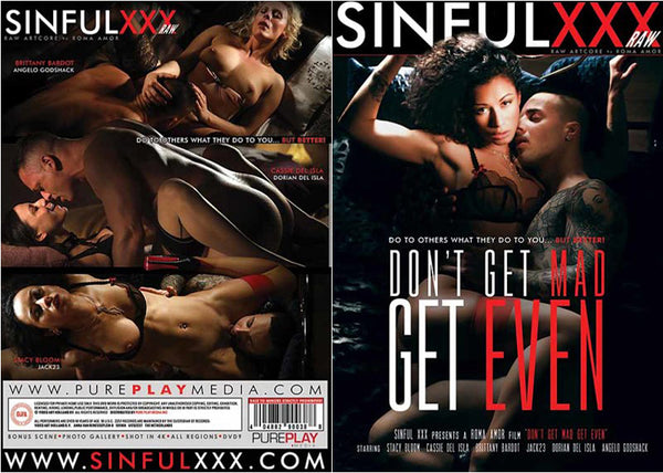 Don't Get Mad Get Even SinfulXXX - New Factory Sealed DVD