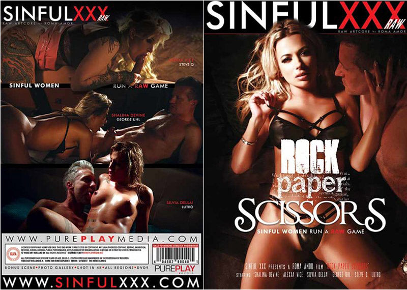 Rock Paper Scissors SinfulXXX - New Sealed DVD - Active