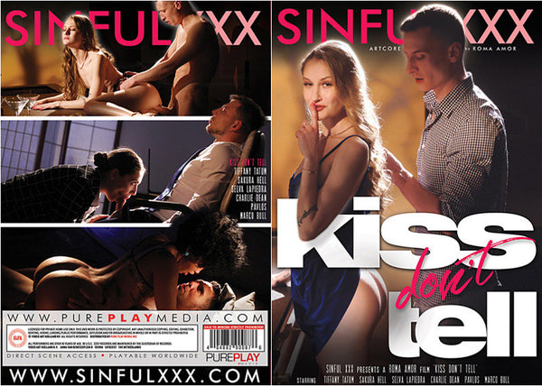 Kiss Don't Tell SinfulXXX - 2025 Factory Sealed DVD