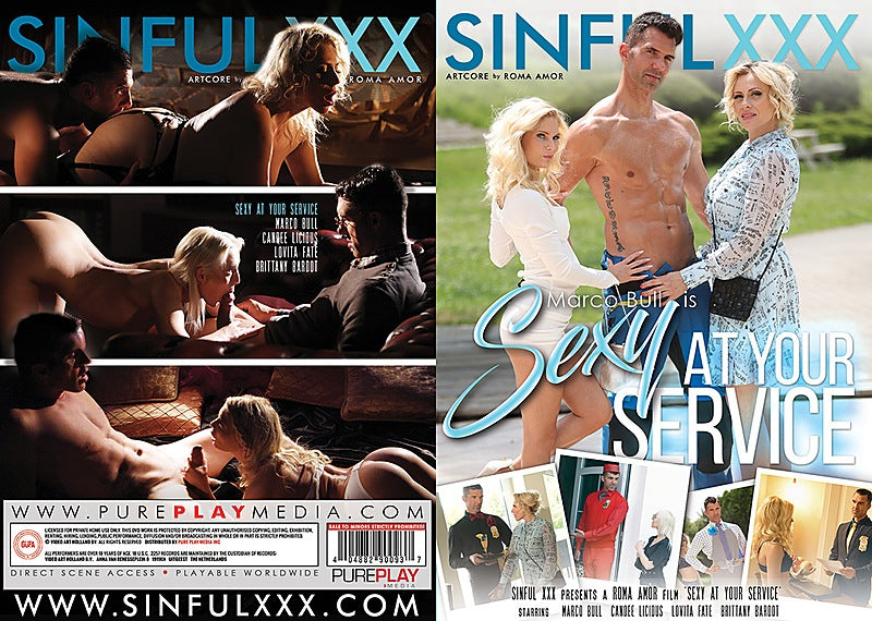 Sexy At Your Service SinfulXXX Sealed DVD - Active