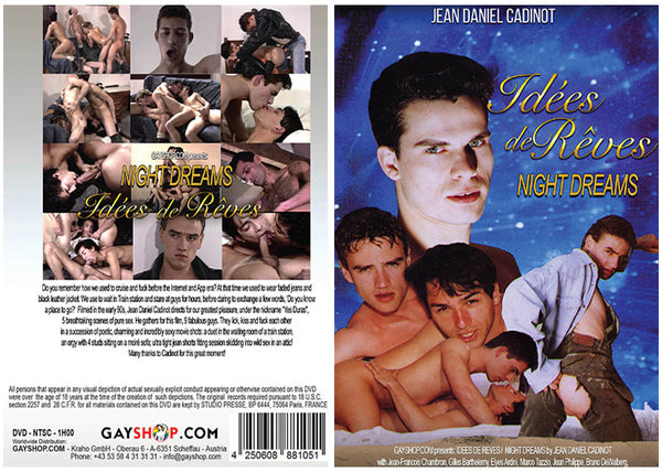 Idees De Reves (Night Dreams) Cadinot - Classic Gay Factory Sealed DVD - September Special