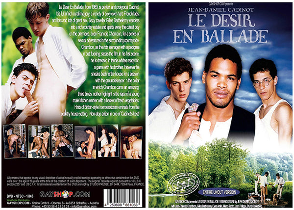 Le Desir En Ballade Cadinot - Classic Gay Factory Sealed DVD