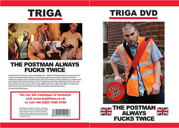 The Postman Always Fucks Twice Triga Films - Gay Factory Sealed DVD