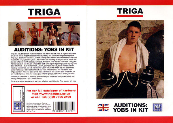 Auditions: Yobs In Kit Triga Films - Gay Factory Sealed DVD