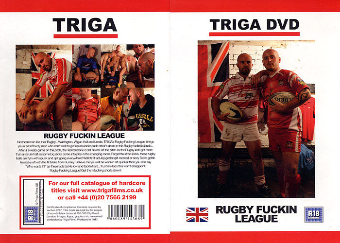 Rugby Fuckin League Triga Films - Gay Factory Sealed DVD - Active