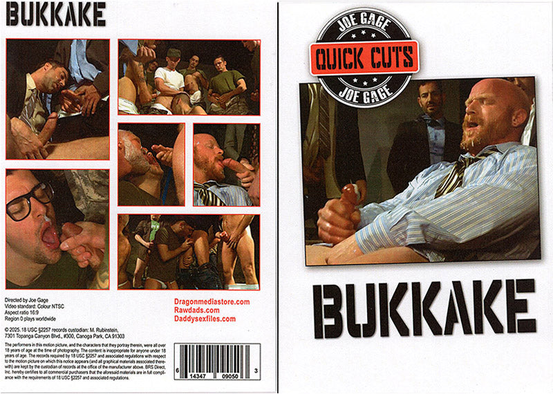 Bukkake Joe Gage Quick Cuts Sealed DVD - Active