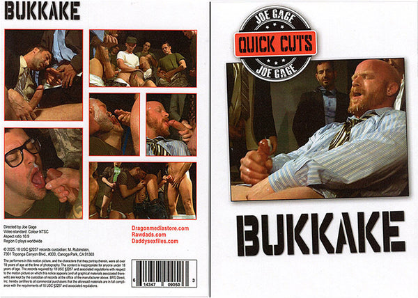 Bukkake Joe Gage Quick Cuts Factory Sealed DVD