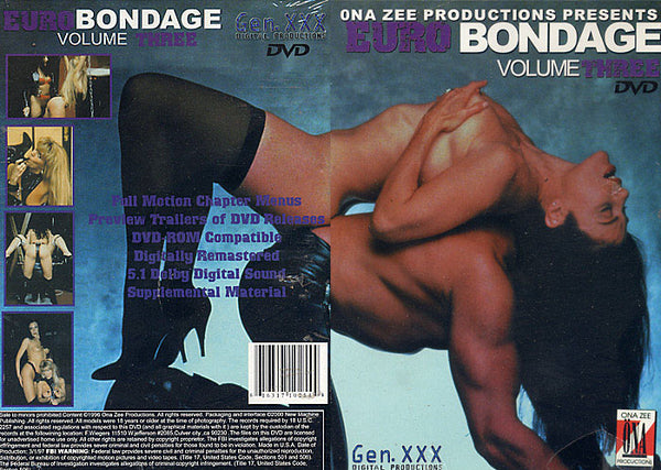 Euro Bondage New Machine, Factory Sealed DVD