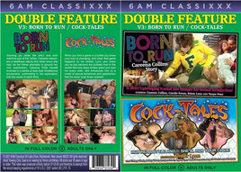 Double Feature 3: Born To Run & Cock-Tales 6AM Classixxx Sealed DVD - Active