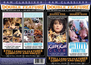 Double Feature 24: The Kitty Kat Club & Itty Bitty Titty Committee 6AM Classixxx Sealed DVD - Active