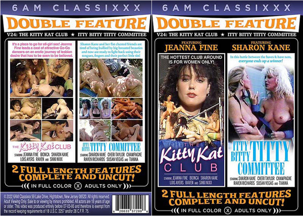 Double Feature 24: The Kitty Kat Club & Itty Bitty Titty Committee 6AM Classixxx Factory Sealed DVD - January Special